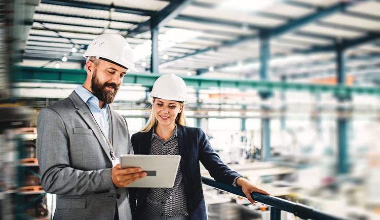 Engineers evaluating sewer divert on site.